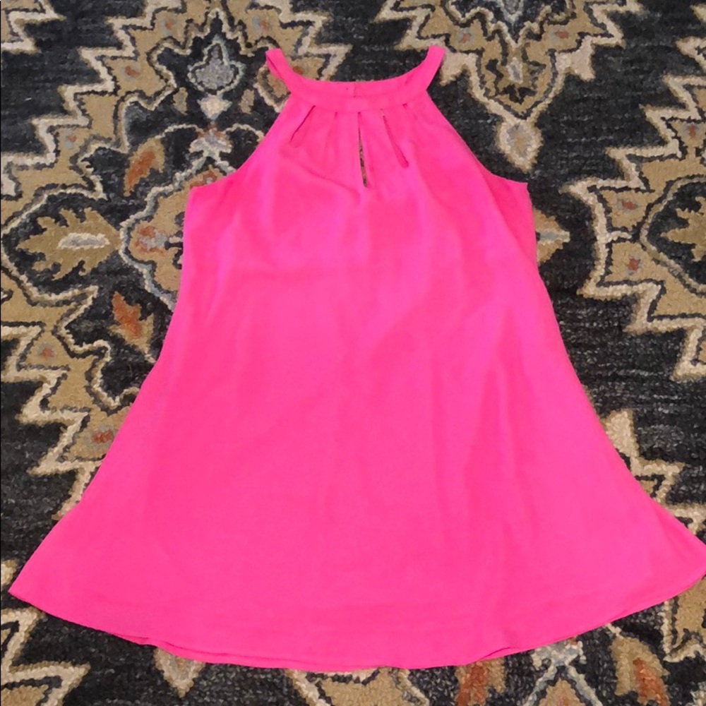 Bright Pink Mini-Dress